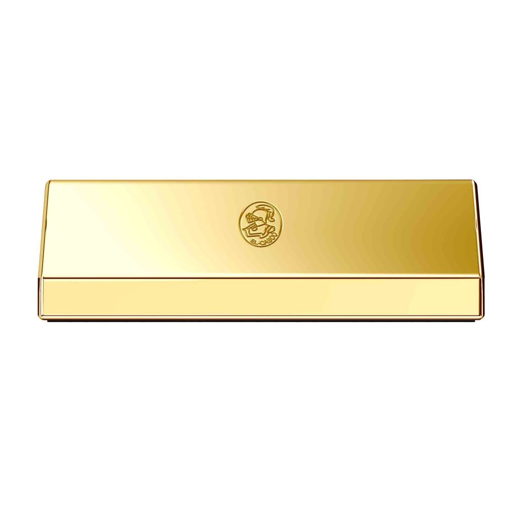 Gold Business Card Holder for Desk El Casco