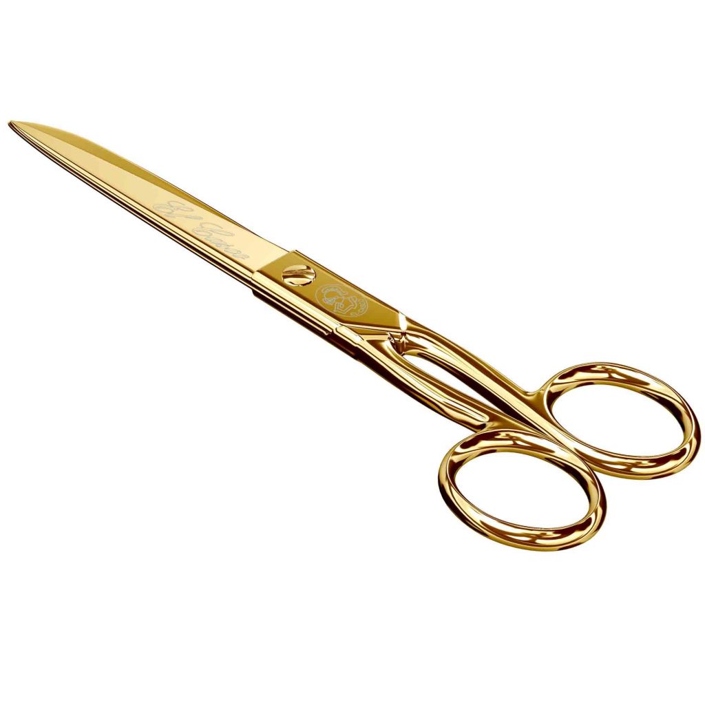 Tijeras de oro de 7" El Casco