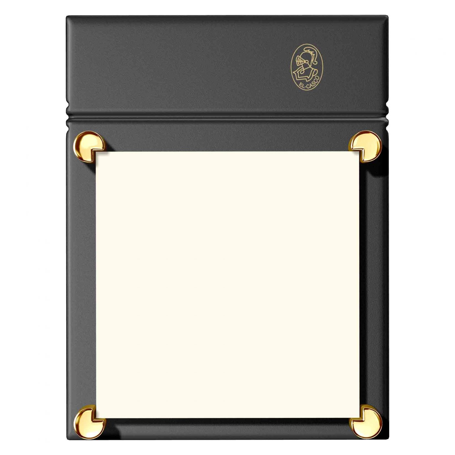 Black and 23K gold plated Sticky Note Holder - El Casco